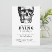 Invitation Soirée costumée d'Halloween adulte (Debout devant)