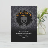 Invitation Soirée costumée d'Halloween pour amis (Debout devant)