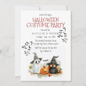 Invitation Soirée costumée d'Halloween pour enfants (Devant)