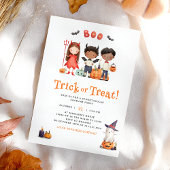 Invitation Soirée costumée d'Halloween pour enfants