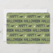 Invitation Soirée costumée d'Halloween pour les enfants migno (Dos)