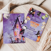 Invitation Soirée costumée Halloween pour les petits