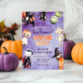 Invitation Soirée costumée Halloween pour les petits