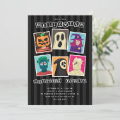 Invitation Soirée costumée Halloween unique (Debout devant)