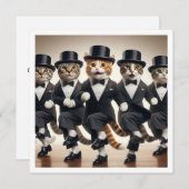 Invitation Soirée costumée, Soirée dansante, Soirée dansante, (Devant / Derrière)