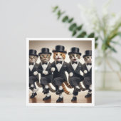 Invitation Soirée costumée, Soirée dansante, Soirée dansante, (Debout devant)