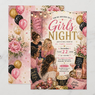 Invitation Soirée Cosy entre Filles