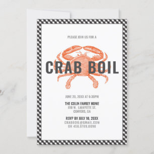 Invitation Soirée Crab Boy 