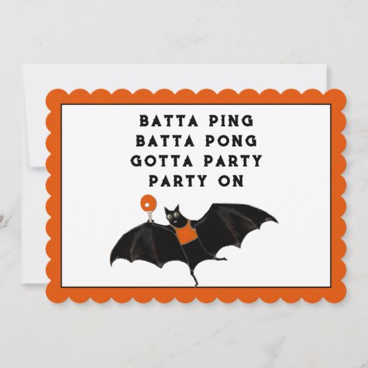Invitation Soirée créative d'Halloween (Devant)