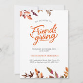 Invitation Soirée d'Action d'Amabilité Dîner d'Action de Grâc (Devant)