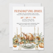 Invitation Soirée d'Action de grâce (Devant)