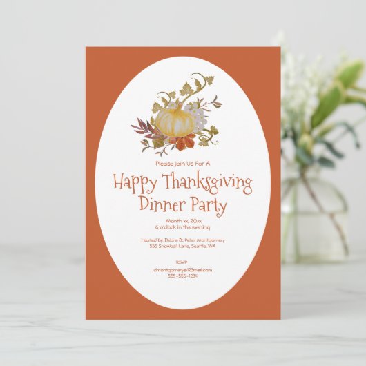 Invitation Soirée d'Action de grâce (Debout devant)