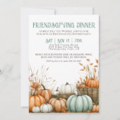 Invitation Soirée d'Action de grâce Soirée d'Action d'Ami (Devant)