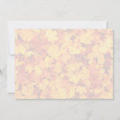 Invitation Soirée d'Action de grâces Feuille d'automne (Dos)