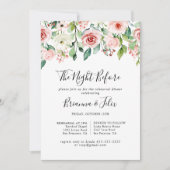 Invitation Soirée Dainty Élégante Avant Le Dîner De Répétitio (Devant)