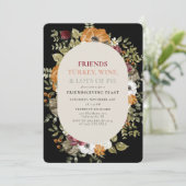 Invitation Soirée d'Amabilité Botanique Rustique (Debout devant)