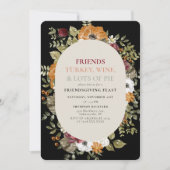 Invitation Soirée d'Amabilité Botanique Rustique (Devant)