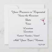 Invitation Soirée Dames - SRF (Dos)