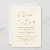 Invitation Soirée d'amour, Soirée Romantique Couples Douche (Devant)