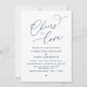 Invitation Soirée d'amour, Soirée Romantique Couples Douche (Devant)