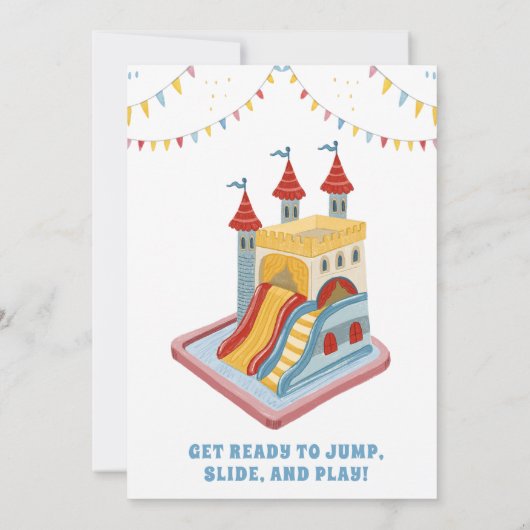 Invitation Soirée d'anniversaire (Dos)