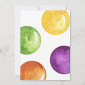 Invitation Soirée d'anniversaire de Boho moderne (Dos)