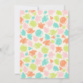 Invitation Soirée d'anniversaire de Cute Dinosaur (Dos)