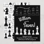 Invitation Soirée d'Anniversaire de enfant des Jeux de la Com (Devant / Derrière)