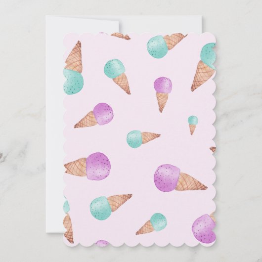 Invitation Soirée d'anniversaire de fête (Dos)