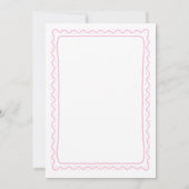 Invitation Soirée d'anniversaire de filles Princesse Pilates (Dos)