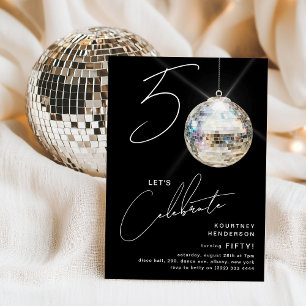 Invitation Soirée d'anniversaire de la 50e discothèque minima