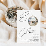 Invitation Soirée d'anniversaire de la Disco 80th Minimalist<br><div class="desc">Fêtez le 80e anniversaire avec notre invitation chic et minimaliste ! Cette invitation ouvre la voie à une célébration mémorable, avec les chiffres '80' avec une touche unique - le '0' est une boule disco étincelante qui brille sur notre arrière - plan noir branché. Le modèle moderne complété par d'élégants...</div>