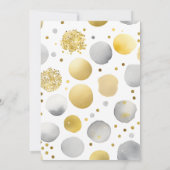 Invitation Soirée d'anniversaire de Poney cheval noir éclabou (Dos)