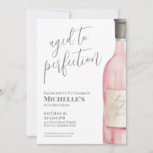 Invitation Soirée d'anniversaire des 60 ans de Wine Simple Si (Devant)