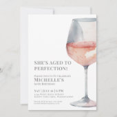 Invitation Soirée d'anniversaire des 60 ans de Wine Sixty (Devant)