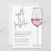 Invitation Soirée d'anniversaire des 60 ans de Wine Sixty (Devant)