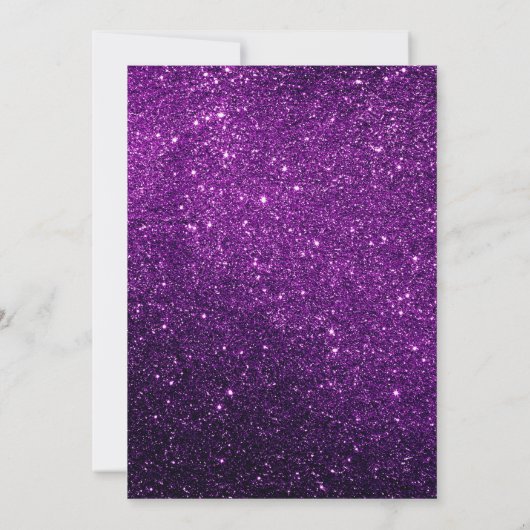 Invitation Soirée d'anniversaire disco 21 ans (Dos)