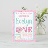 Invitation Soirée d'anniversaire du beigne (Debout devant)