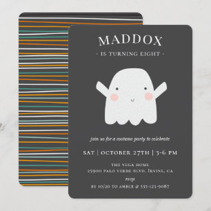 Invitation Soirée d'anniversaire du jote fantôme