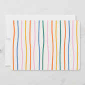 Invitation Soirée d'anniversaire festive de 30 ans (Dos)