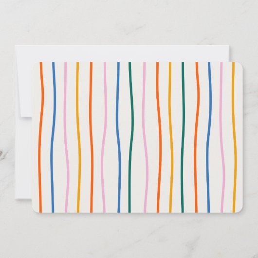 Invitation Soirée d'anniversaire festive de 30 ans (Dos)