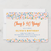 Invitation Soirée d'anniversaire festive de 30 ans (Devant)