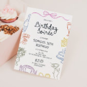 Invitation Soirée d'anniversaire italienne