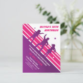 Invitation Soirée dansante minimaliste Ado et élégante (Debout devant)