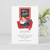 Invitation Soirée d'apéritif d'anniversaire du garçon (Debout devant)