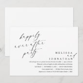 Invitation Soirée d'après dîner et danse pour un bonheur éter (Devant / Derrière)