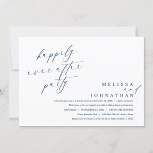 Invitation Soirée d'après dîner et danse pour un bonheur éter