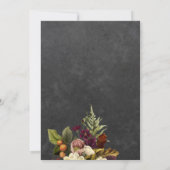 Invitation Soirée de 30 ans d'automne rustique 30e anniversai (Dos)