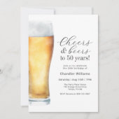 Invitation Soirée de 50e anniversaire (Devant)