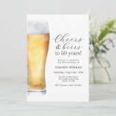 Invitation Soirée de 50e anniversaire (Debout devant)